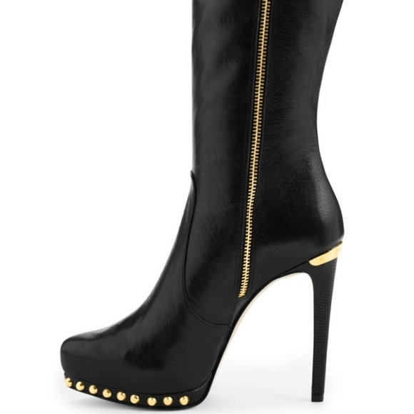 MICHAEL KORS Ailee Studded Tall Boots - Picture 3 of 6